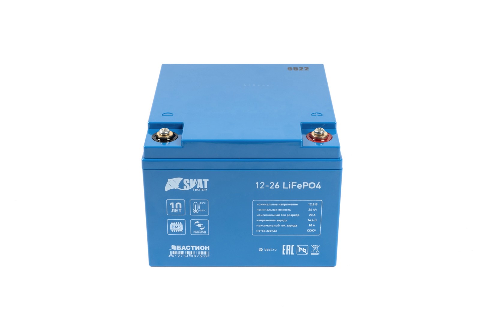 SKAT I-Battery 12-26 LiFePO4, маркировка модели