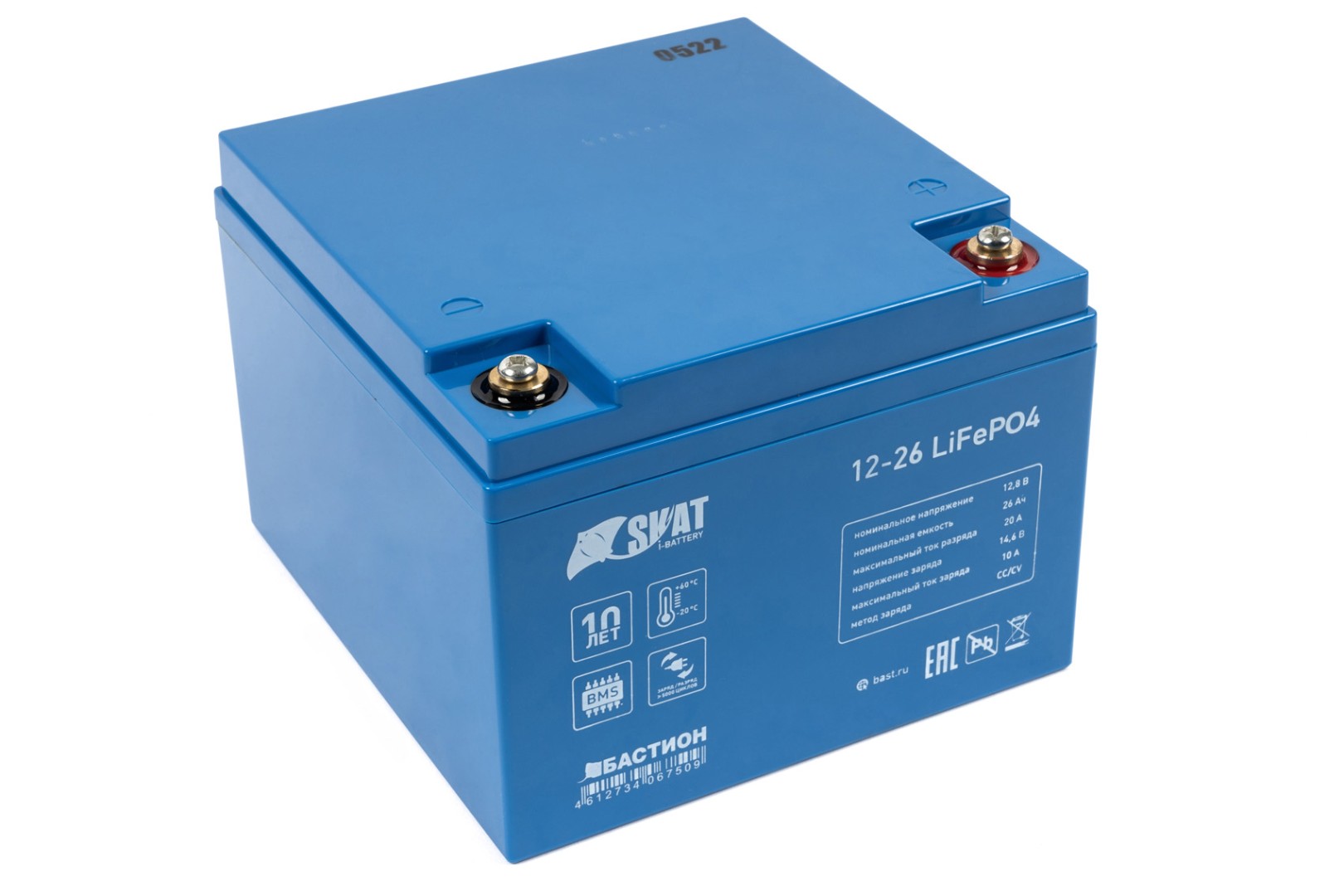SKAT I-Battery 12-26 LiFePO4, аккумулятор крупным планом