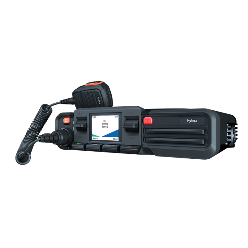 Hytera HM685 VHF автомобильная рация, комплектный ракурс