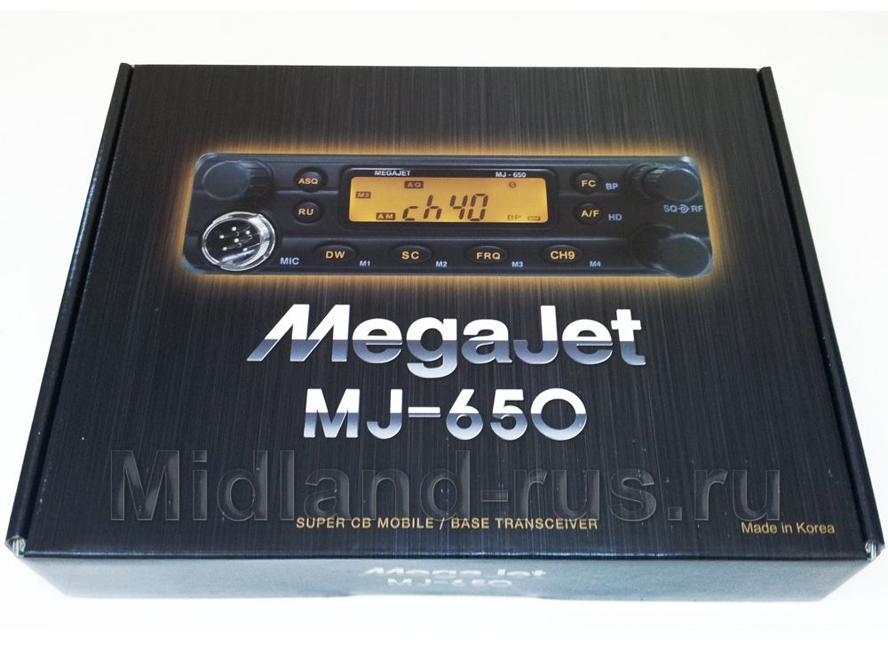MegaJet MJ-650, комплект и корпус