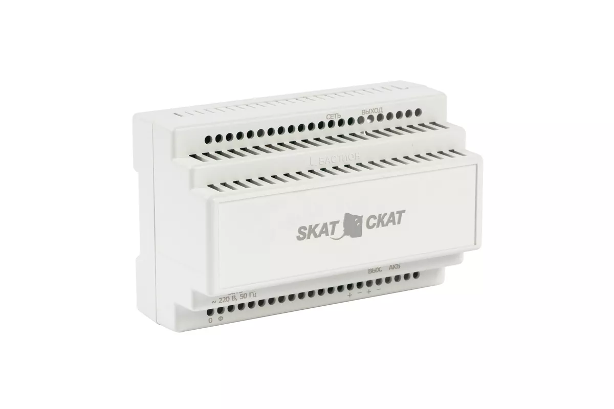 ИСТОЧНИК БЕСПЕРЕБОЙНОГО ПИТАНИЯ SKAT-12-4.0-DIN (СКАТ ИБП-12.4-DIN)