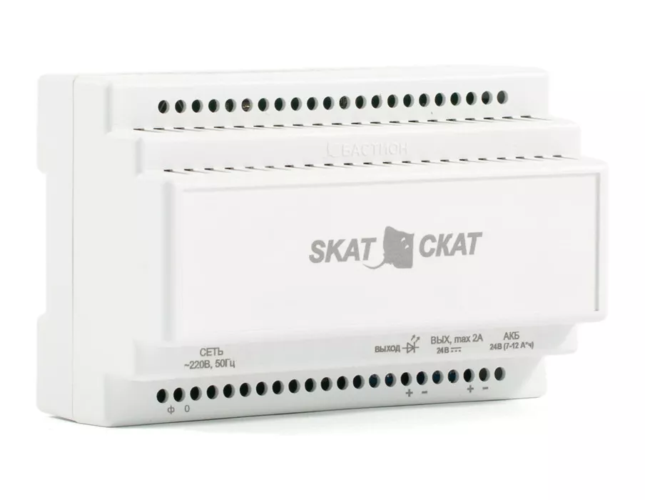 ИСТОЧНИК БЕСПЕРЕБОЙНОГО ПИТАНИЯ SKAT-24-2.0-DIN (СКАТ ИБП-24.2-DIN)