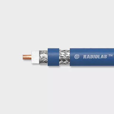 Кабель JIS TYPE Radiolab 5D-FB PVC, голубой, бухта 100м