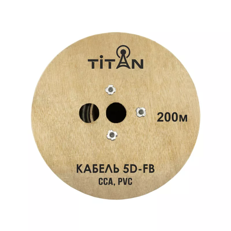 VEGATEL 5D-FB Titan черный, изображение кабеля