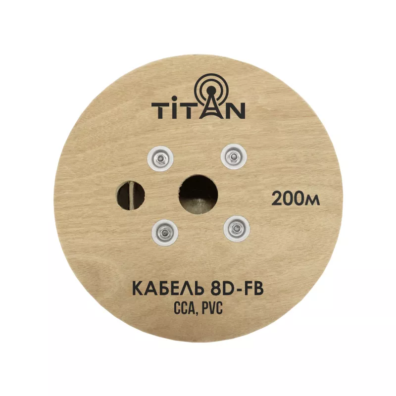 VEGATEL 8D-FB Titan черный, фото кабеля