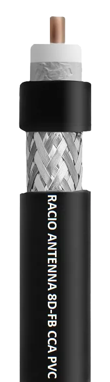 Коаксиальный кабель Racio Antenna 8D-FB CCA PVC 300м