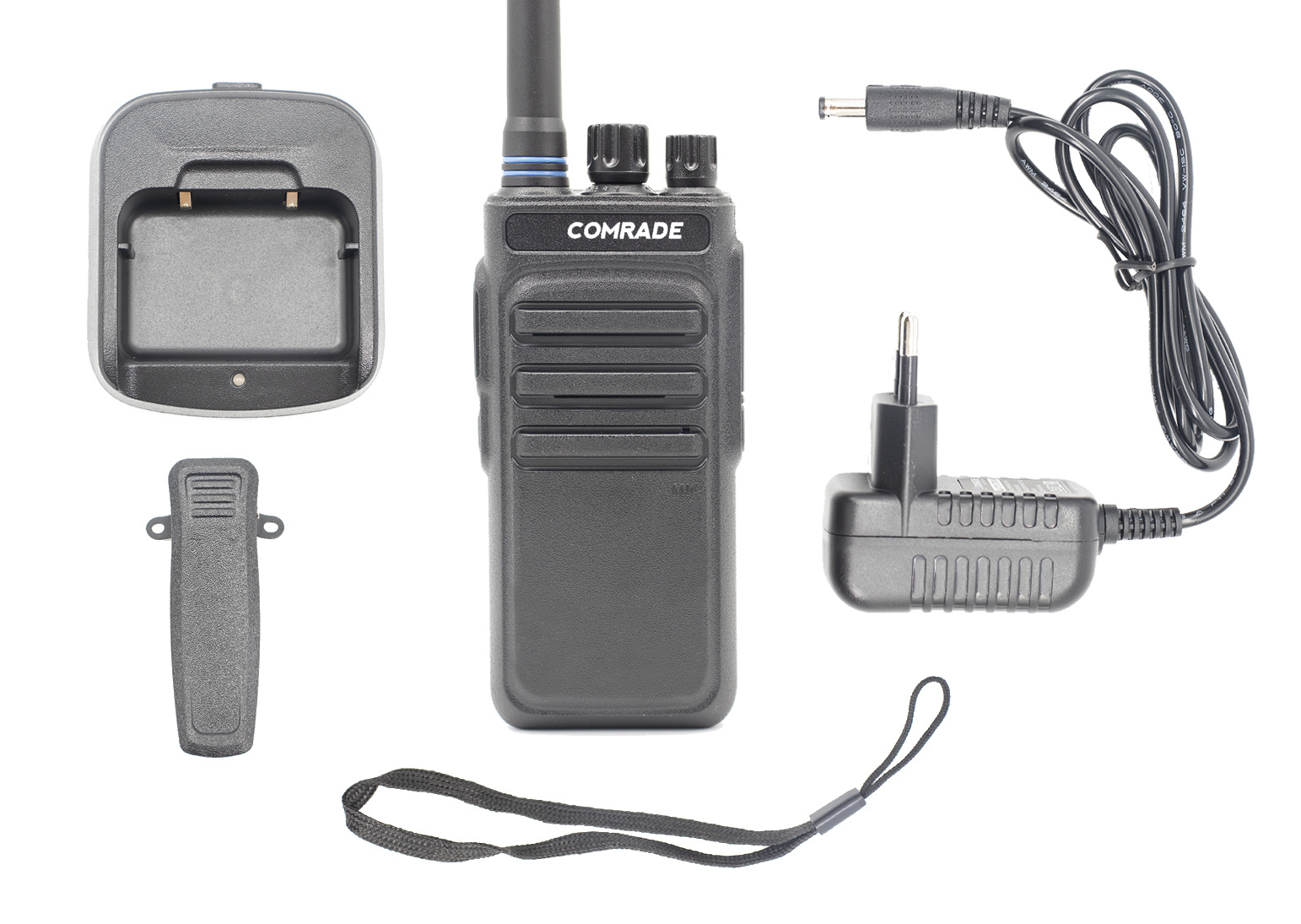 Comrade R5 x2 UHF, вид комплекта сбоку