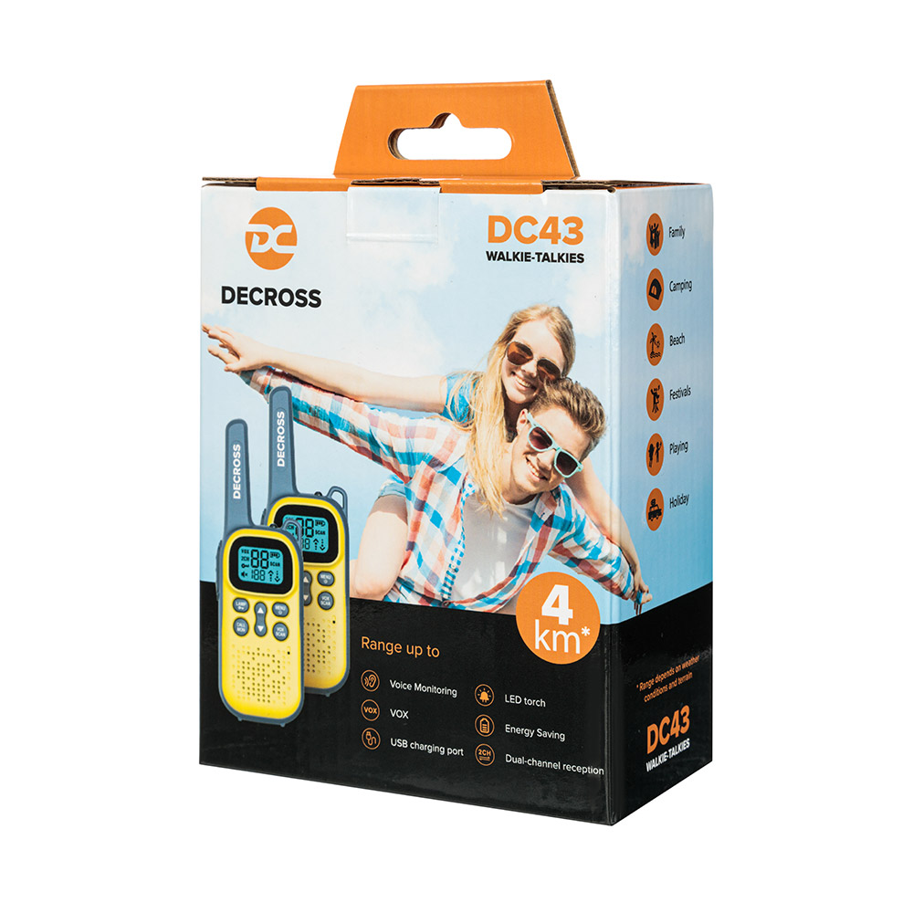DECROSS DC43 Yellow корпус радиостанции