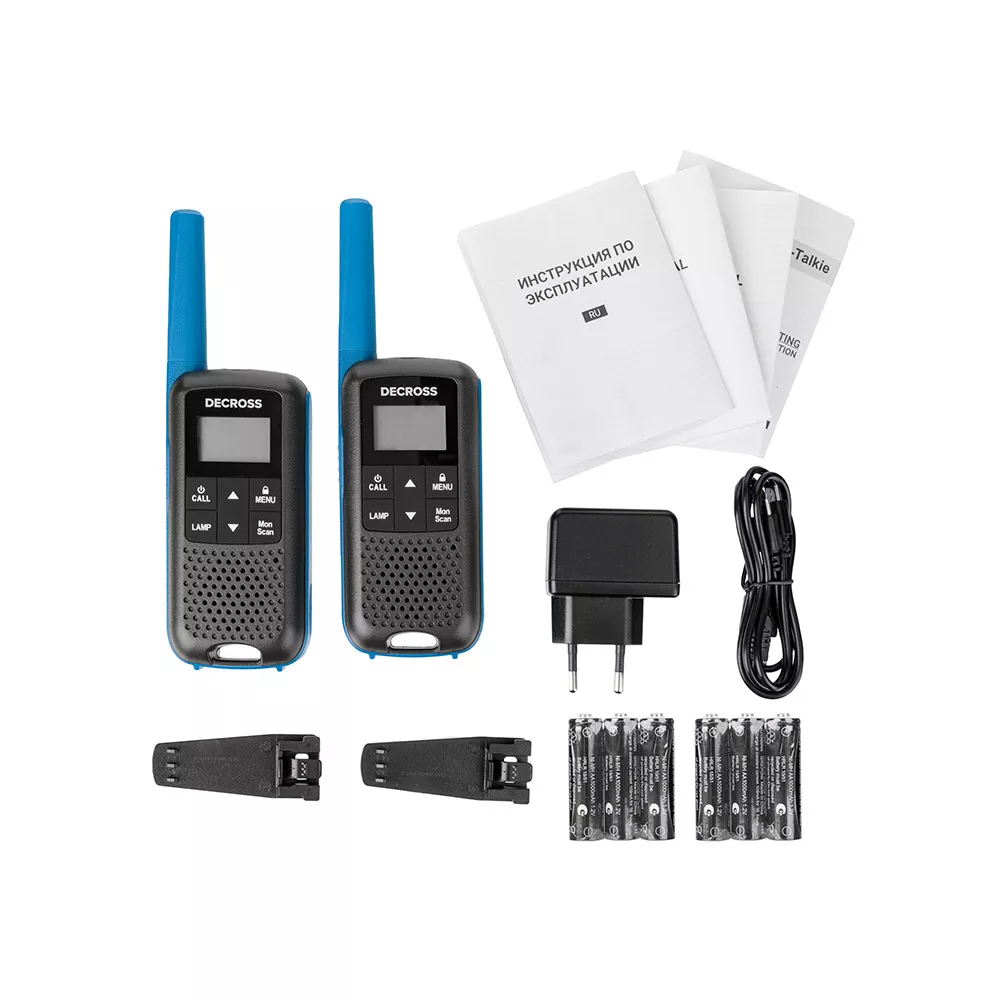 DECROSS DC63 BLUE лицевая панель
