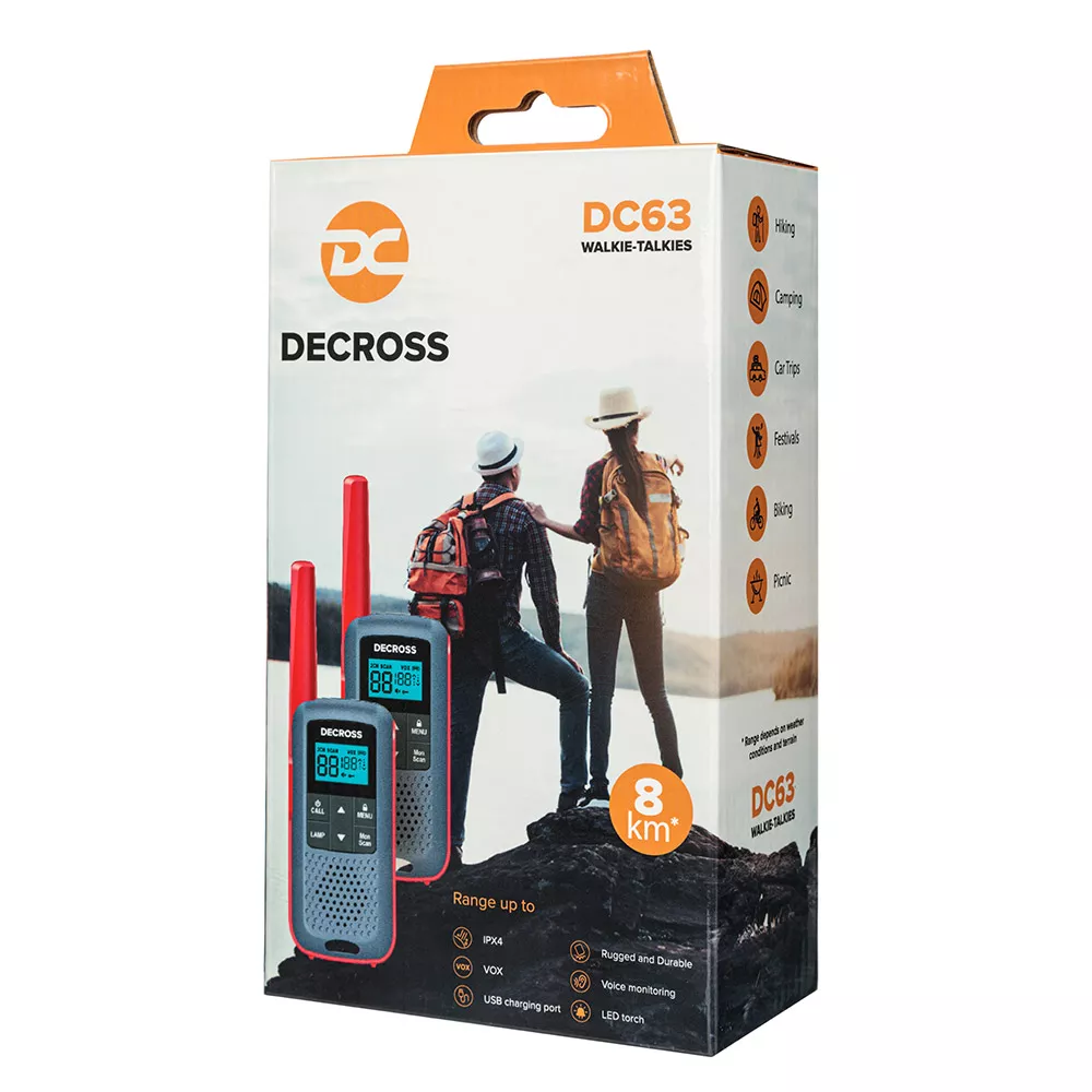 DECROSS DC63 RED вид сзади