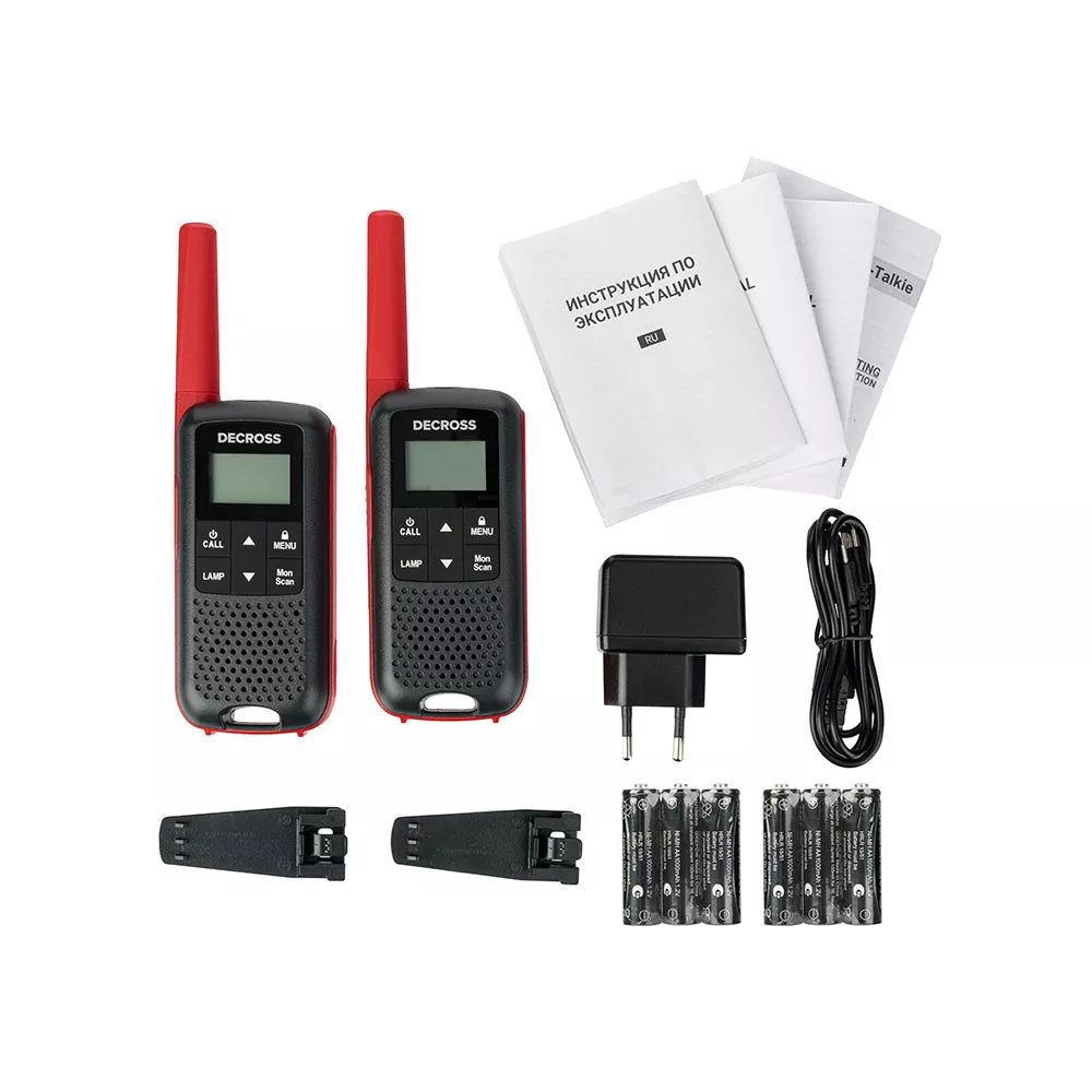 DECROSS DC63 RED элементы комплекта поставки