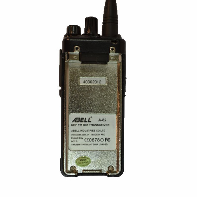 Abell A-82, портативная рация, вид сбоку