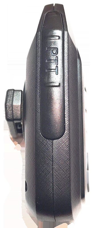 БИЗОН КТ15S UHF, портативная рация, вид сбоку