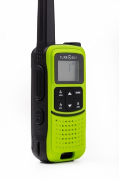 TurboSky T55 Green, рация крупным планом