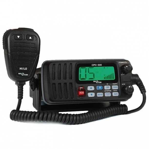 Рация Navcom CPC-300 + антенна - АШС 1,5 + блок питания Альфа - 4