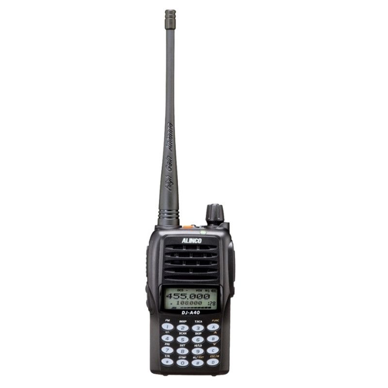Alinco DJ-A40, вид корпуса и элементов управления