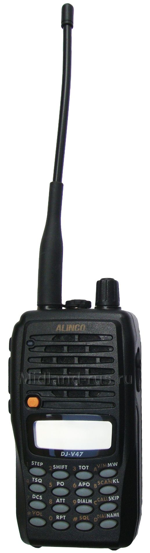 Alinco DJ-V47 body, общий вид корпуса