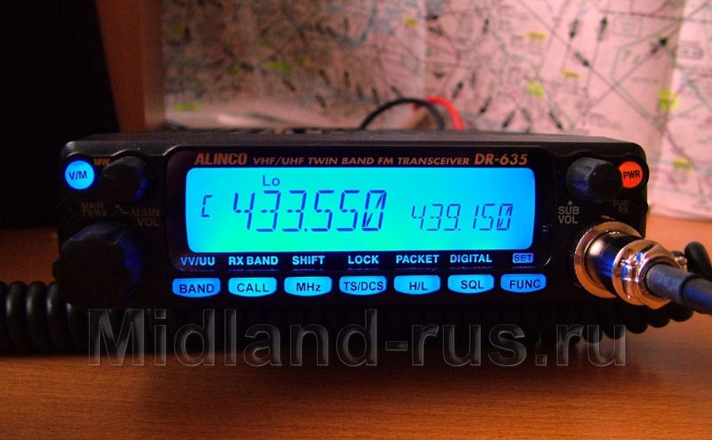 Alinco DR-635TV, корпус станции