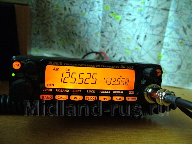 Alinco DR-635TV, комплектный вид