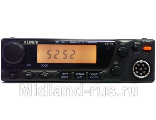 Alinco DR-M06, вид радиостанции