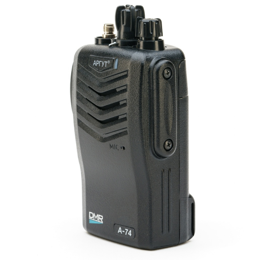 Аргут А-74 DMR UHF, рация в другом ракурсе