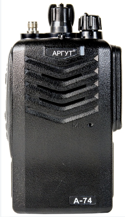 Аргут А-74 dPMR UHF, рация спереди