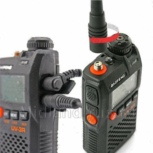 Baofeng UV-3R+ рация и антенна