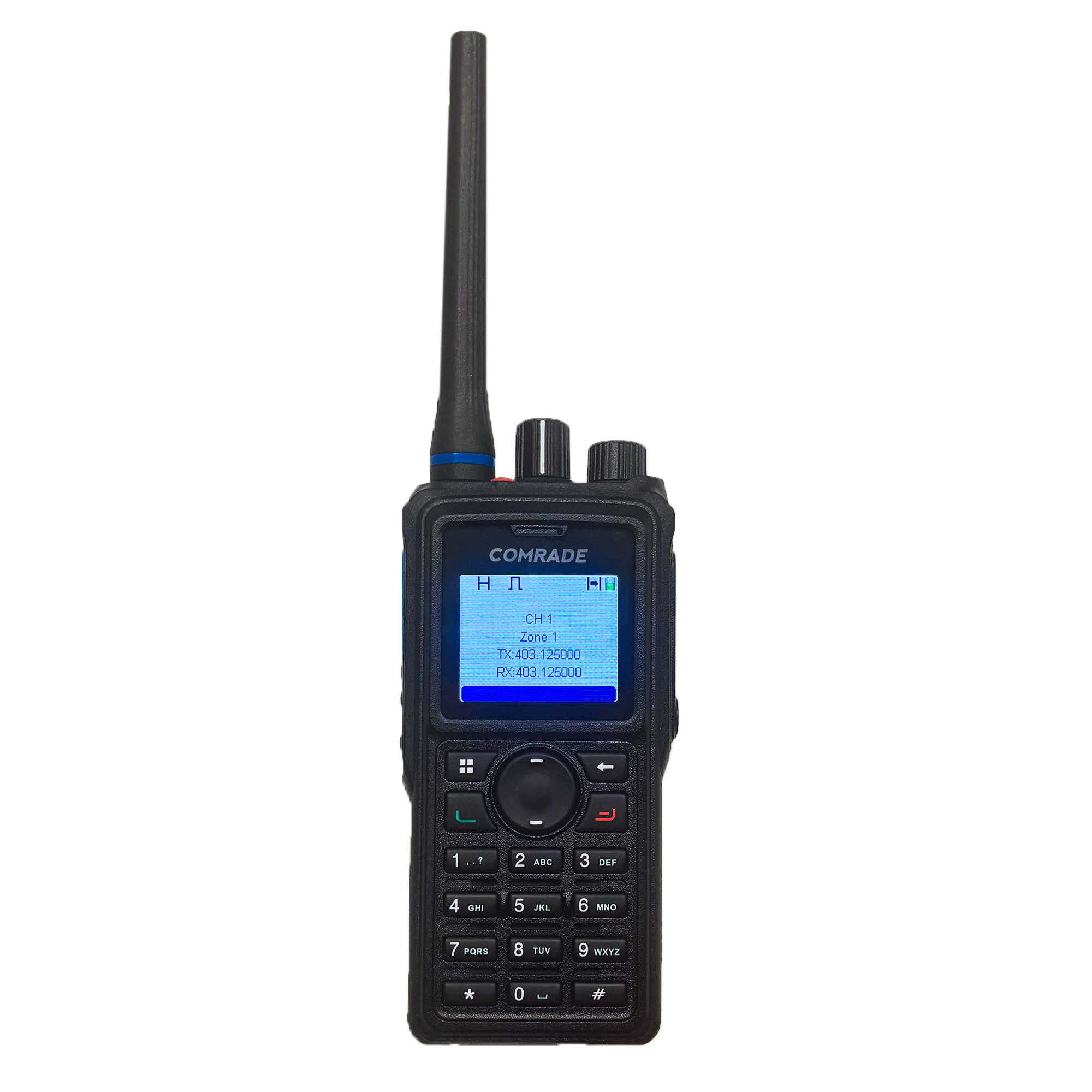 Comrade R4800 UHF DMR портативная рация, второй ракурс