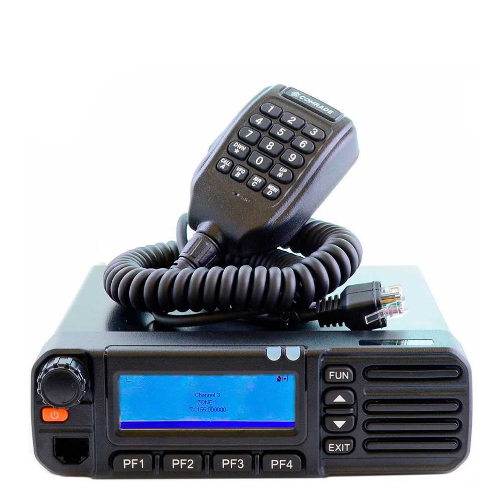 Comrade R90 VHF, радиостанция и тангента