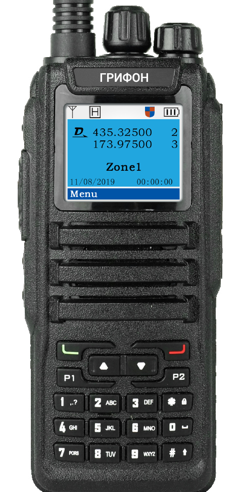 Грифон G-256, рация с дисплеем