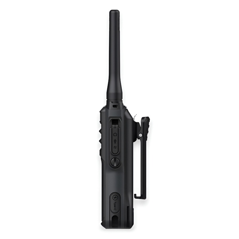 Hytera HP505 VHF GPS, рация в ракурсе сбоку