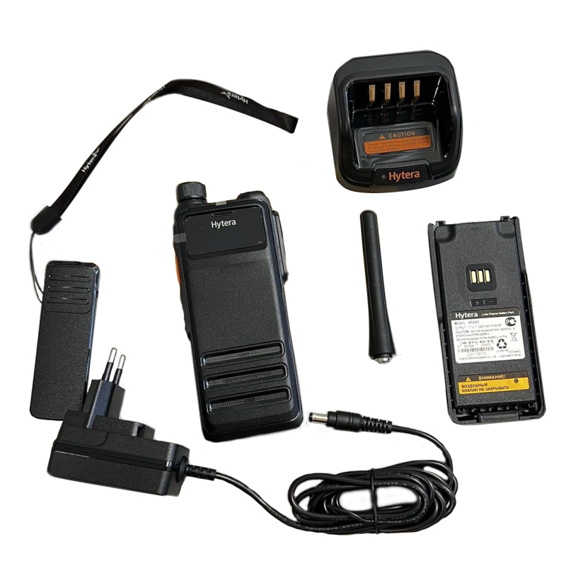 Hytera HP705 UHF GPS Bluetooth, вид спереди