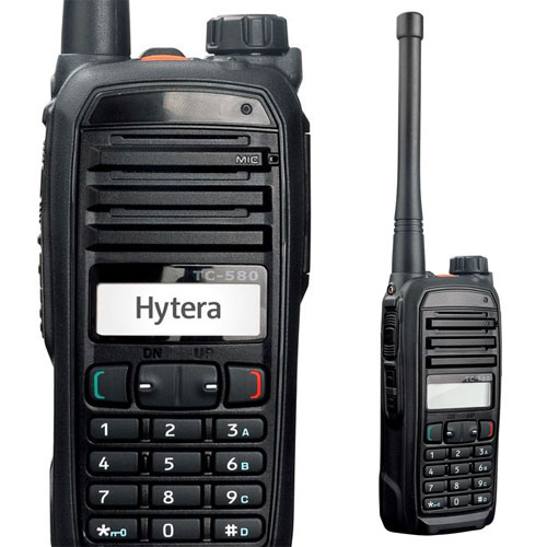 Hytera TC-580, рация с клавиатурой