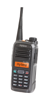 Hytera TC-580, экран и органы управления