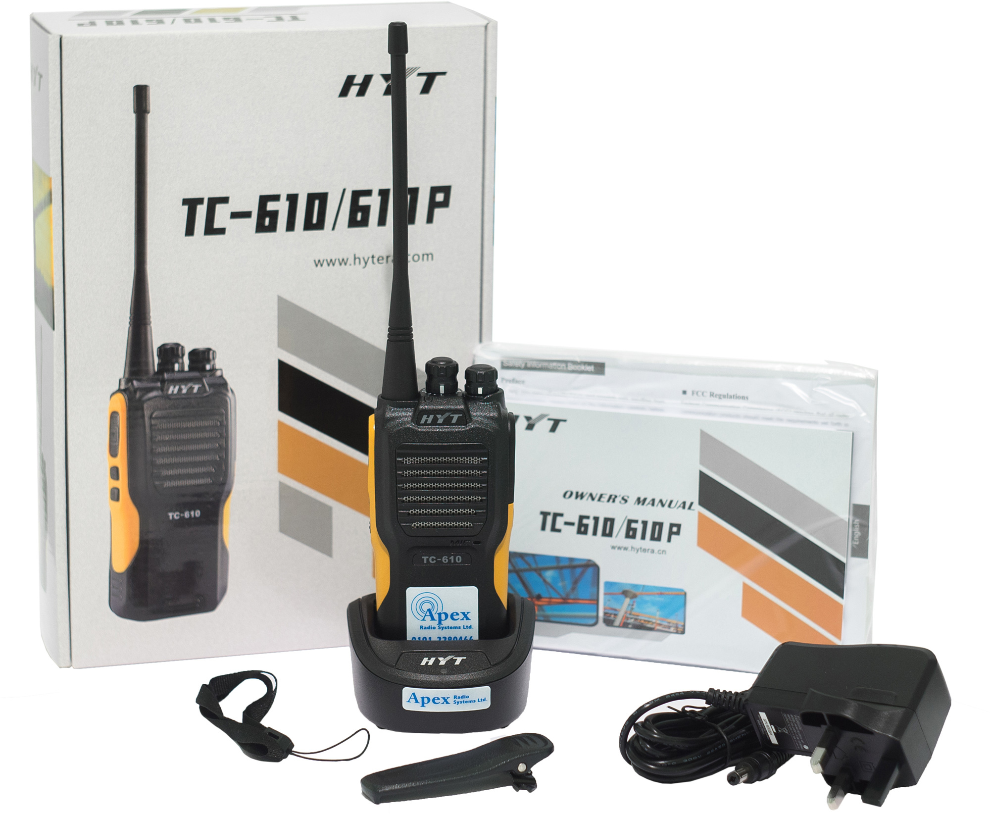 Hytera TC-610, вид сбоку