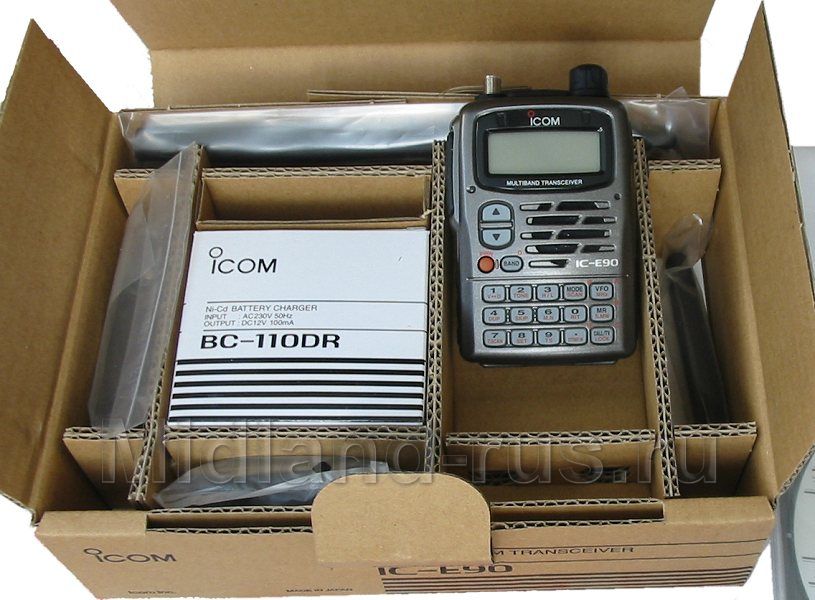 Icom IC-E90 (T90), рация с дисплеем