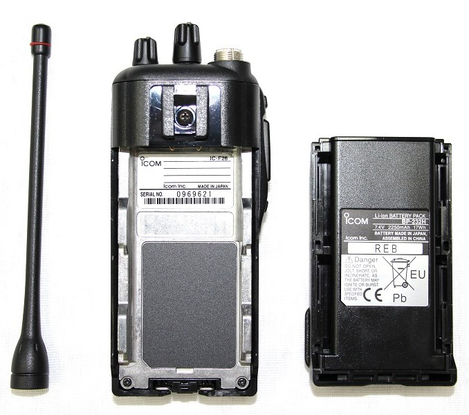 Icom IC-F26, элементы управления