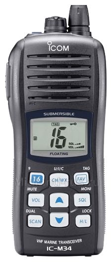 Icom IC-M34, второй ракурс