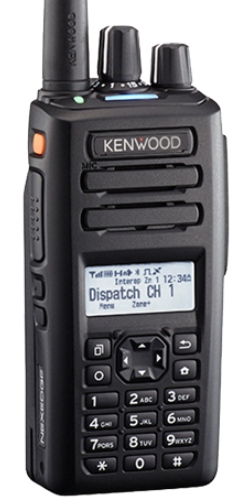 Kenwood NX-3220E, рация в ракурсе