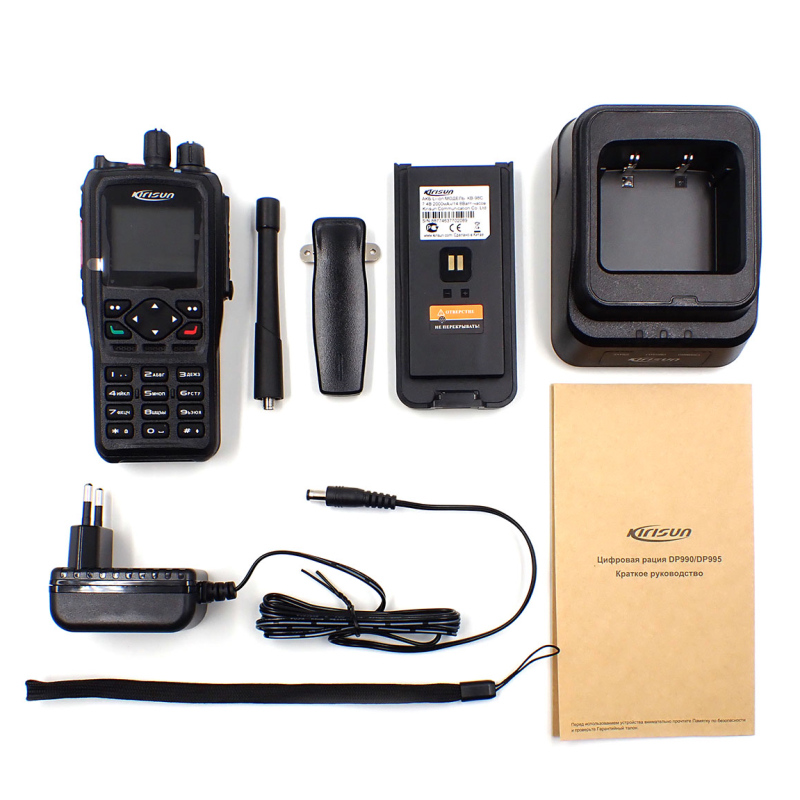 Kirisun DP990 VHF, панель управления