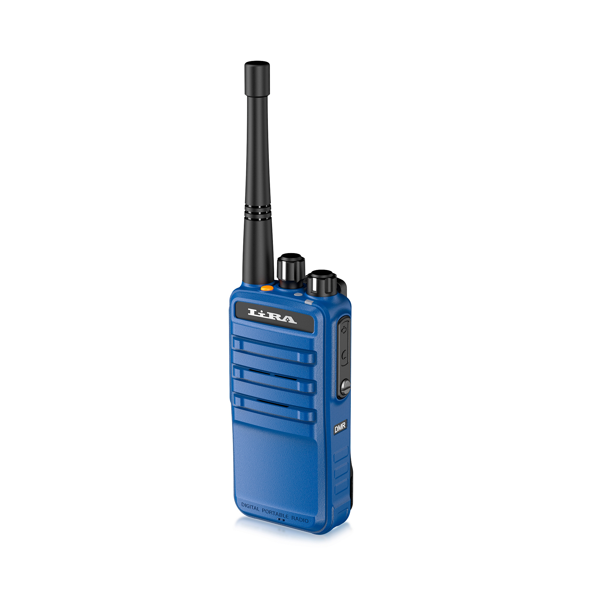 Lira DP-2000 Ex DMR, рация под углом