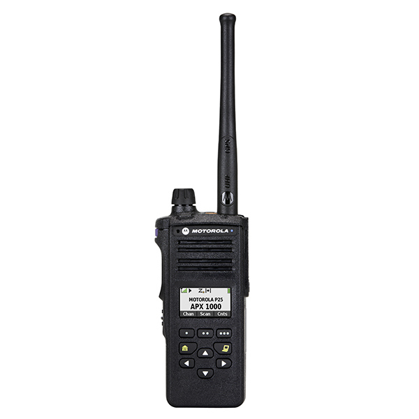 Motorola APX 1000 P25, вид корпуса рации