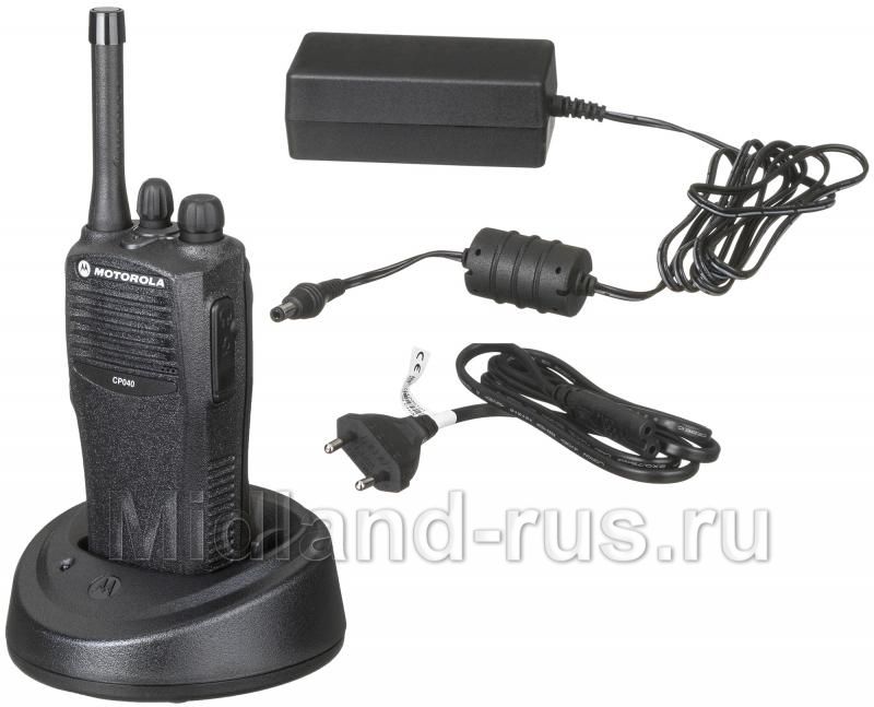 Motorola CP040, фронтальный вид