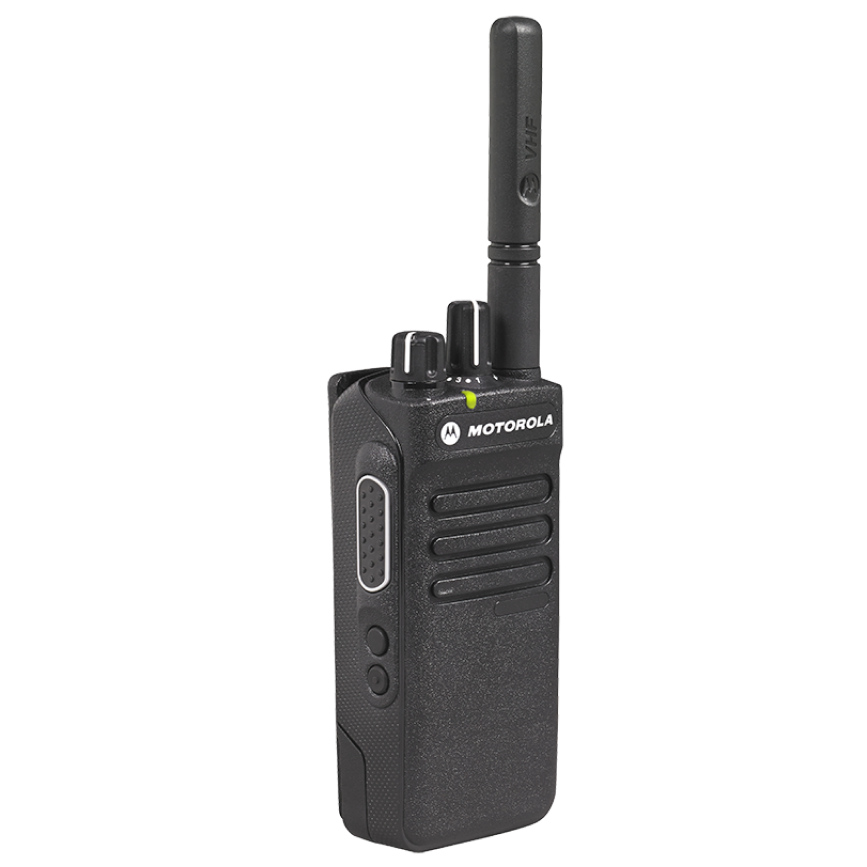 Motorola DP2400E VHF, устройство сбоку