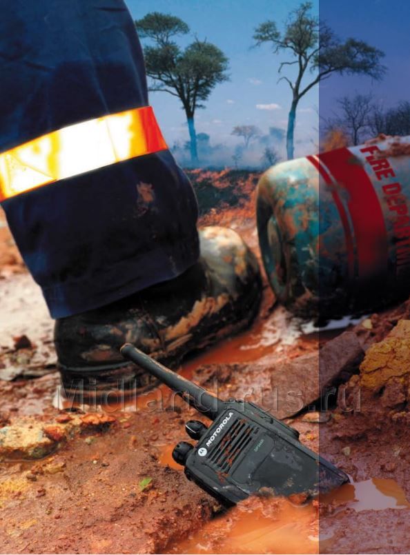 Motorola GP344R, рация в корпусе