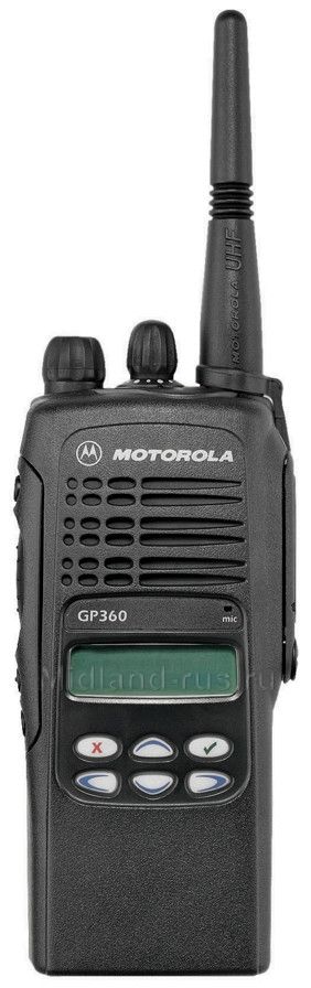 Motorola GP360, рация в другом ракурсе