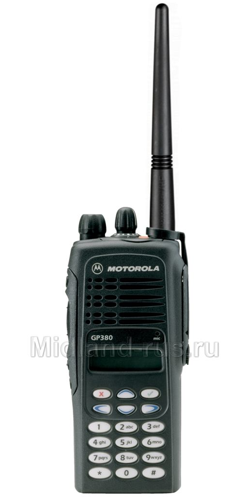Motorola GP380, рация в другом ракурсе