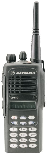 Motorola GP380, рация крупным планом