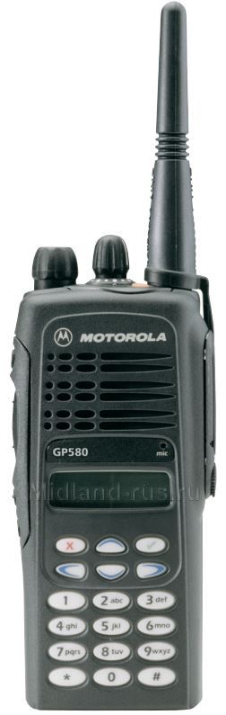 Motorola GP580, рация с аксессуарами