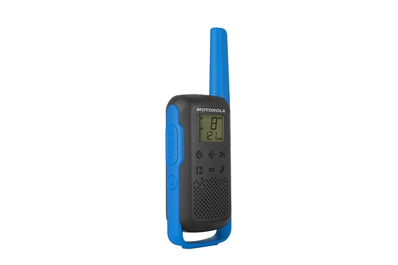 Motorola Talkabout T62 BLUE, радиостанция сбоку